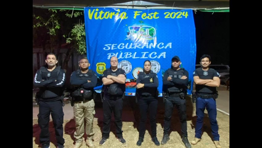POLÍCIA CIVIL AUXILIA NA SEGURANÇA DAS FESTIVIDADES ALUSIVAS AO ANIVERSÁRIO DO MUNICÍPIO DE VITÓRIA DO JARI E DIVULGA O PORTAL DE SERVIÇOS